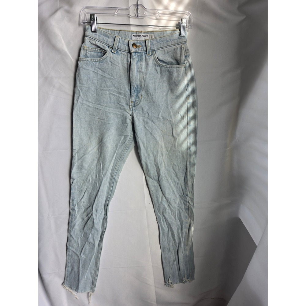American Apparel Jeans Womens Light Blue Light Slim High Skinny